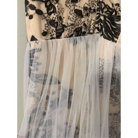 Southern Fried Chics Size XL Tulle Layered Maxi Dress Cream White Fairy Bride - Picture 13 of 16